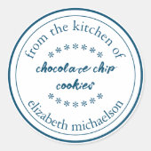 財素朴焼いた ラウンドシール (正面)