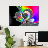 貢献度 – フラクタルポスター ポスター (ホームオフィス)