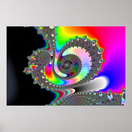 貢献度 – フラクタルポスター ポスター (正面)