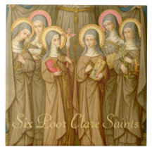 貧しいクレアの聖徒6人