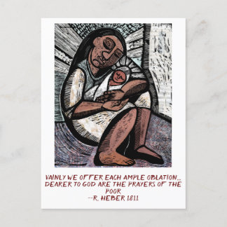 貧しいマドンナ 案内ポストカード