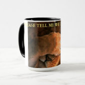 貧しいライオン マグカップ (正面左)