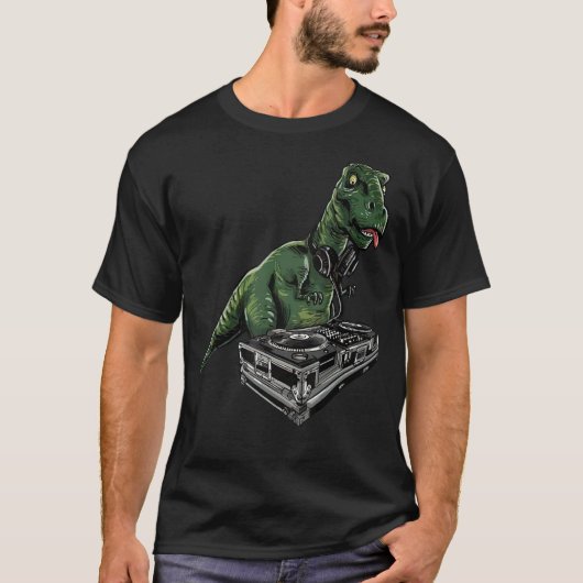 貧しいレックスDj皮肉な音楽パン Tシャツ (正面)