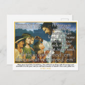 貧しい人々に救済対する保守的なイエスおもしろい ポストカード (正面/裏面)