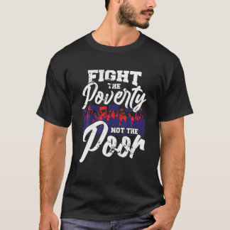貧しい人々のキャンペーン活動家Giに抗議 Tシャツ