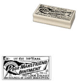 貧しい男性の友人の軟膏薬のラベル ラバースタンプ (押印)