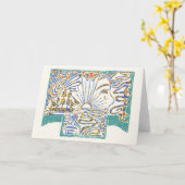 "貧しい蝶、待っている" Notecard カード (黄色い花)