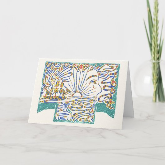 "貧しい蝶、待っている" Notecard カード (正面)