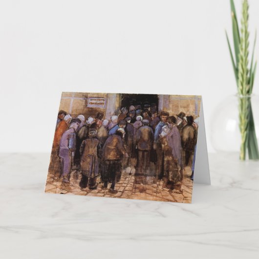 貧しさとお金 ヴィンセント・ヴァン・ゴッホ カード (正面)