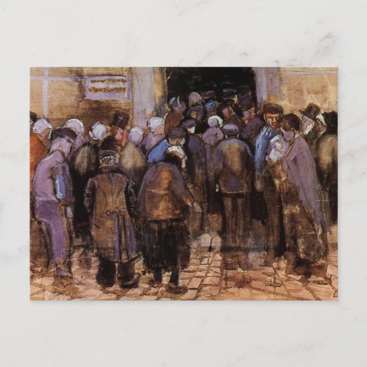 貧しさとお金 ヴィンセント・ヴァン・ゴッホ ポストカード (正面)