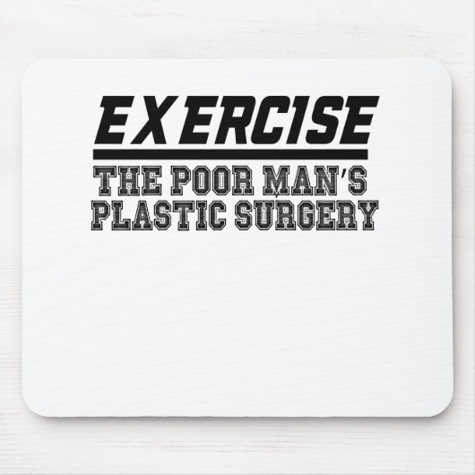 貧乏人の整形手術を行う マウスパッド (正面)