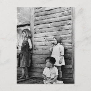 貧困の子供たち: 1930年代 ポストカード