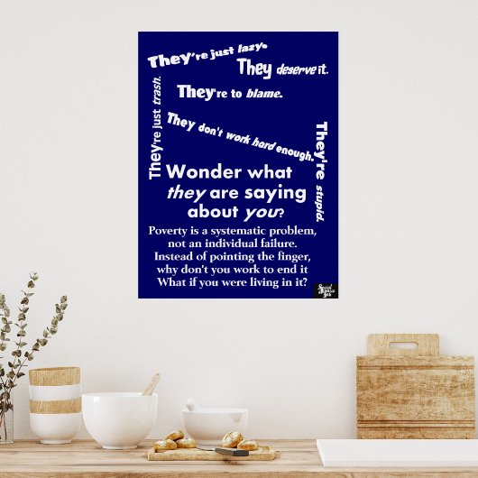 貧困ポスターだ ポスター (キッチン)