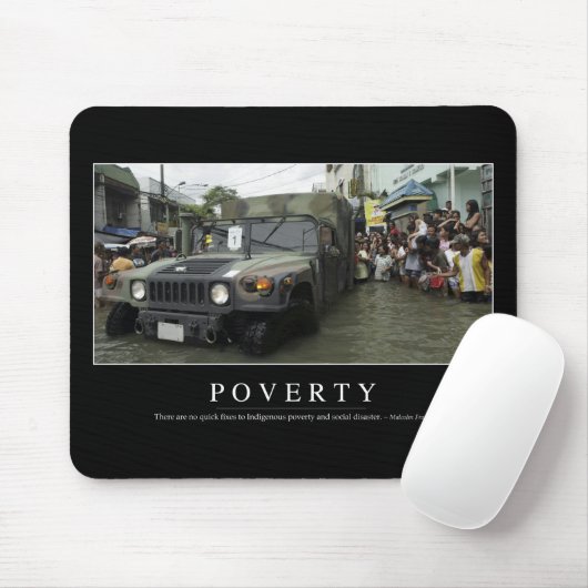 貧困:感動的引用文1 マウスパッド (マウス)