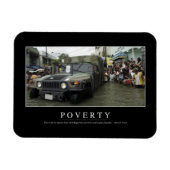 貧困:感動的引用文1 マグネット (横)