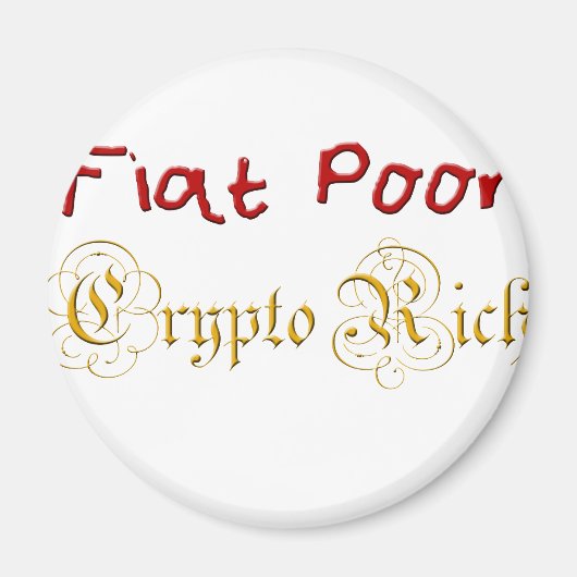 貧富の暗号リッチを守る マグネット (正面)