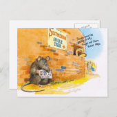 貧弱なネズミ ポストカード (正面/裏面)