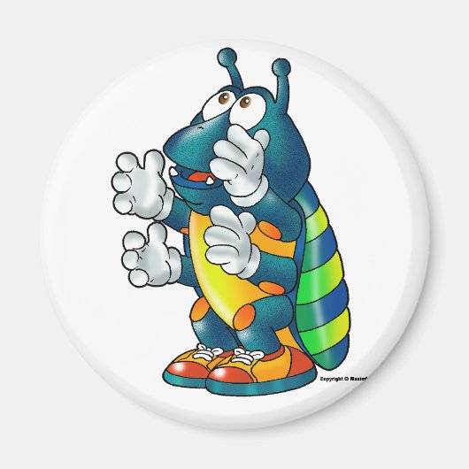 貧弱なバグ マグネット (正面)