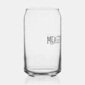 貧弱な大酒グラス ガラス缶 (右)