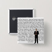 貨幣はPOTUSの業積ボタンにボタンをかけます 缶バッジ (正面&裏面)