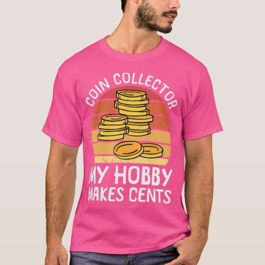 貨幣収集貨幣の貨幣回収 Tシャツ (正面)