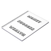 貨幣成功財 ノートブック (左側)