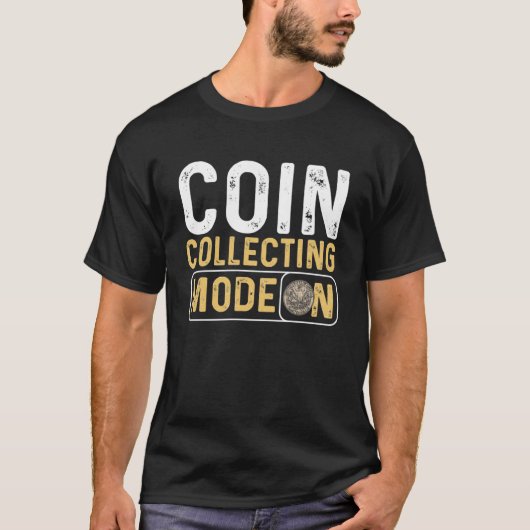 貨幣採集モード(貨幣分類図式貨幣採集法) Tシャツ (正面)