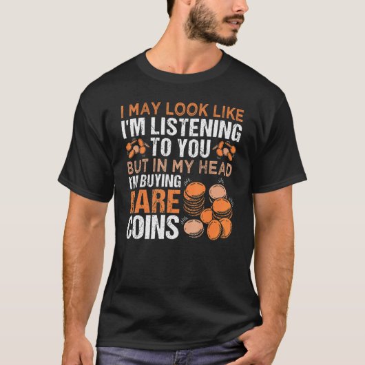 貨幣貨幣コレクターコイン回収 Tシャツ (正面)