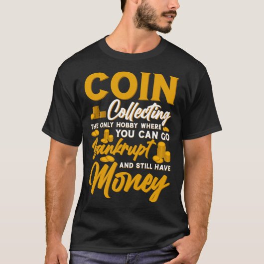 貨幣貨幣コレクターコイン回収 Tシャツ (正面)