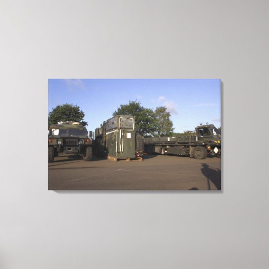 貨物の準備 キャンバスプリント (正面)