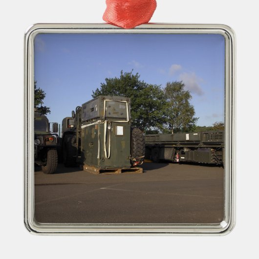 貨物の準備 メタルオーナメント (正面)