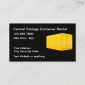 貨物コンテナ保管サービス 名刺 (正面)