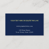 貨物トラックの交通機関 名刺 (裏面)