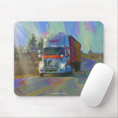 貨物トラックの大きい装備のトラック運転手のギフト マウスパッド (マウス)