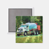 貨物トラックの大きい装備のトラック運転手のギフト マグネット (正面/裏面)