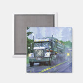 貨物トラックの大きい装備のトラック運転手のギフト マグネット (正面/裏面)