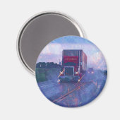 貨物トラックの大きい装備のトラック運転手のギフト マグネット (正面/裏面)