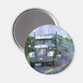 貨物トラックの大きい装備のトラック運転手のギフト マグネット (正面/裏面)
