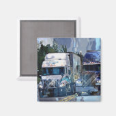 貨物トラックの大きい装備のトラック運転手のギフト マグネット (正面/裏面)