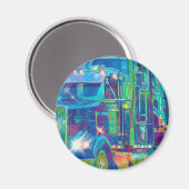 貨物トラックの大きい装備のトラック運転手のギフト マグネット (正面/裏面)