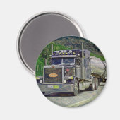 貨物トラックの大きい装備のトラック運転手のギフト マグネット (正面/裏面)