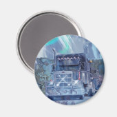 貨物トラックの大きい装備のトラック運転手のギフト マグネット (正面/裏面)