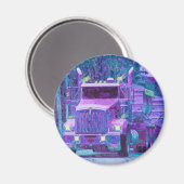 貨物トラックの大きい装備のトラック運転手のギフト マグネット (正面/裏面)