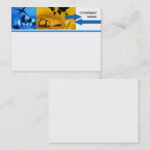 貨物兵站学のテンプレートの名刺のデュオ 名刺 (正面/裏面)