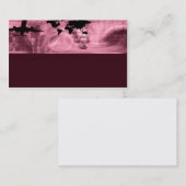 貨物兵站学のテンプレートの名刺バーガンディ 名刺 (正面/裏面)