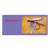 「貨物列車」水上フライでフライを結ぶフライ釣りアート ラックカード (正面)