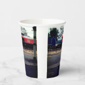 貨物列車 紙コップ (左)