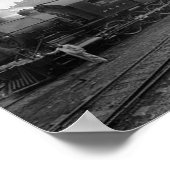 貨物列車Scranton Pa.ポスター ポスター (角)