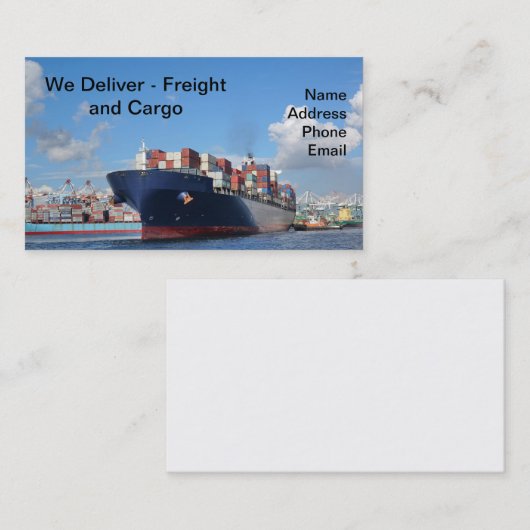 貨物及び貨物 名刺 (正面/裏面)