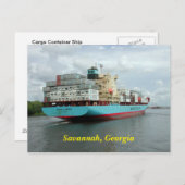貨物容器船 ポストカード (正面/裏面)